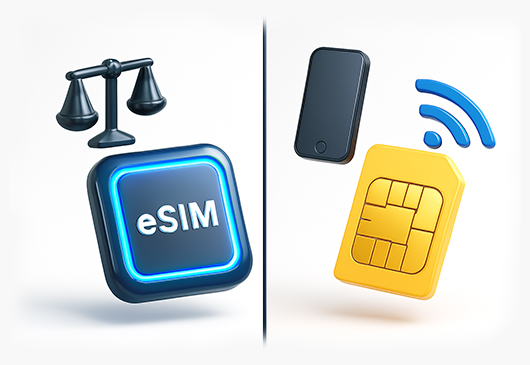 تفاوت eSIM با سیمکارت‌های معمولی