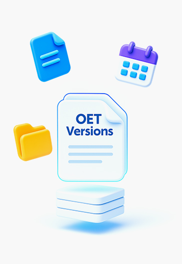 نسخه‌های آزمون OET